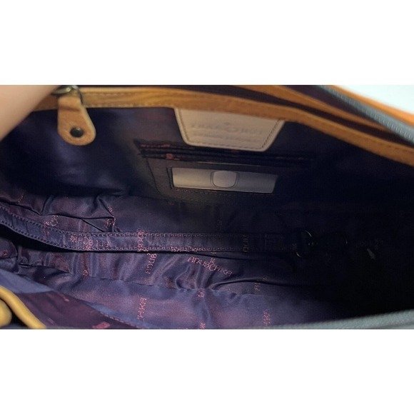 NWT Anuschka Painted Leather Shoulder Purse Wallet Set Women’s Orange - Picture 6 of 10